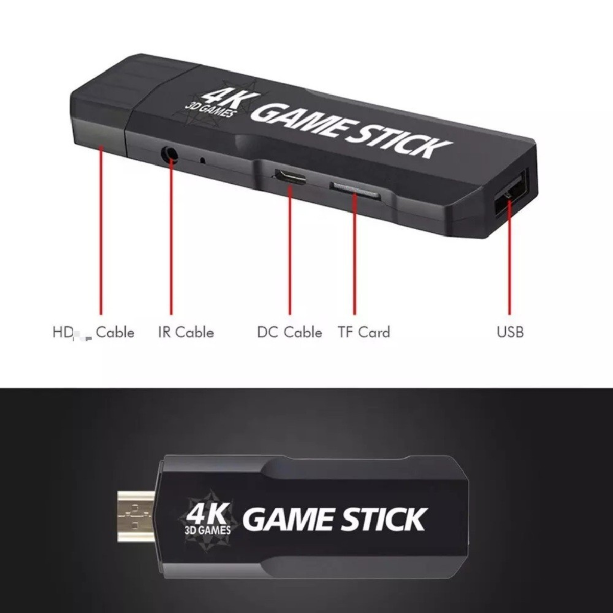 Consola Retro Game Stick 3D